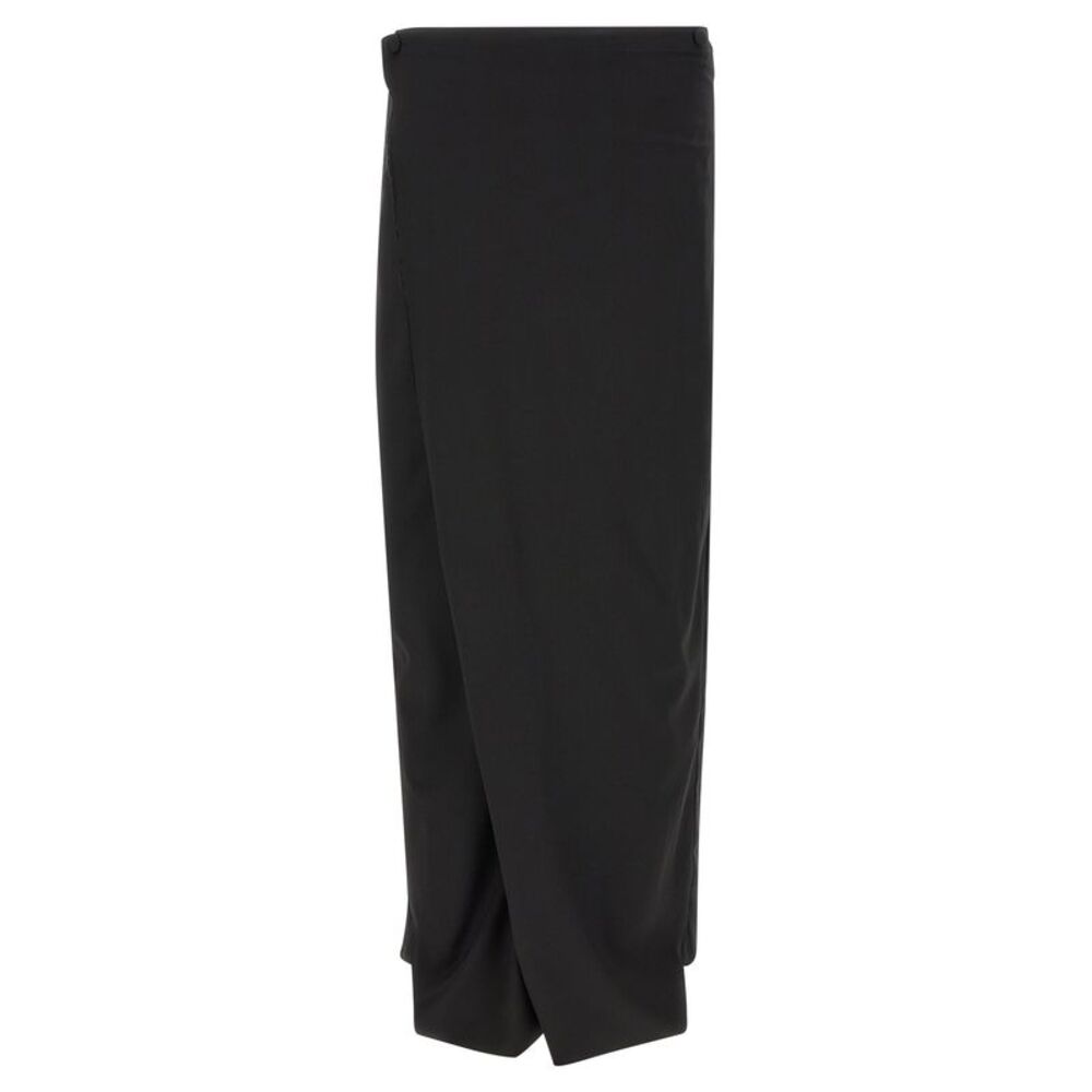 Kiko Kostadinov Black Virgin Wool Dress Men's Pants